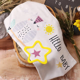 Newborn Baby Boy Photography Cartoon & Letter Graphic Blanket With 1pc Accessory