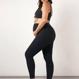 GLOWMODE Leggings De Maternidad 24" Featherfit™ Con Soporte Super Alto Para El Vientre, Comodo Y Altamente Elastico