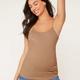 BASICS Maternidad Top de tirantes unicolor