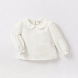 Cozy Cub Bebe nina de cuello bobo Blusa & de doble botonadura bajo fruncido Vestido pichi