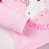 Cozy Cub Bebe nina Camiseta con estampado de unicornio de malla ribete con fruncido