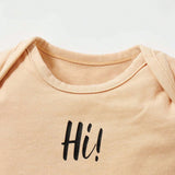 Cozy Cub Body grafico con letras para bebe recien nacido, 3 piezas, con bolsa