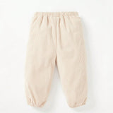 Cozy Cub Baby Girl 2pcs Solid Slant Pocket Pants