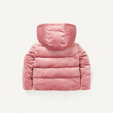 Cozy Cub Bebe nina 1 pieza Abrigo acolchado con capucha