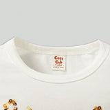 Cozy Cub Chicas Bebe Camiseta con estampado de slogan y dibujos animados