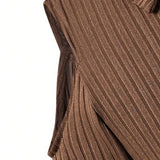 Tween Girl Cold Shoulder Button Front Rib-knit Unitard Romper Without Bag