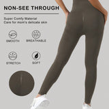 Maternidad Leggings de talle alto control de barriga levantamiento de gluteos muslo mas delgado & transpirable suave