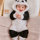 Conjunto Encantador De Ropa De Casa Para Bebe Con Diseno De Panda Para Nino
