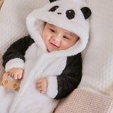 Conjunto Encantador De Ropa De Casa Para Bebe Con Diseno De Panda Para Nino