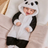 Conjunto Encantador De Ropa De Casa Para Bebe Con Diseno De Panda Para Nino