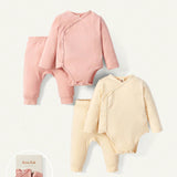 Cozy Cub Bebe nina 2 piezas Body unicolor con pantalones