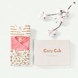 Cozy Cub Bebe nina 3 piezas Body de rayas & con estampado floral