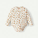 Cozy Cub Bebe nina 3 piezas Body de rayas & con estampado floral