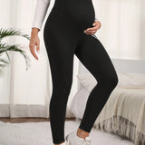 Leggings De Maternidad Y Estampados Con Corazones