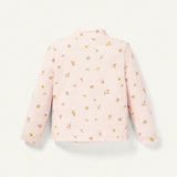 Cozy Cub Bebe nina 3 piezas Camiseta con estampado floral de cuello alto