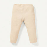 Cozy Cub Conjunto De 3 Pantalones Elasticos De Cintura Solida Para Bebe Nina Con Detalle De Boton