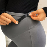 Leggings De Maternidad Con Cintura Ajustable Y Parches De Malla