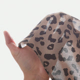 Camisa De Manga Larga Y Estampado De Leopardo Para Mujeres Embarazadas Con Mangas Tipo Linterna