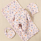 Conjunto De Pijamas De 4 Piezas De Otono Para Bebe Nina Con Estampado De Mariposas