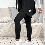 Leggings Para Maternidad Con Cintura Ajustable 2 En 1