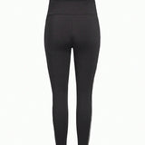 Leggings Largos Ajustados Con Cintura Ajustable De Punto De Maternidad