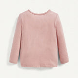 Cozy Cub 3pcs/Set Knitted Soft Round Neck Long-Sleeved Tops For Infant Girls
