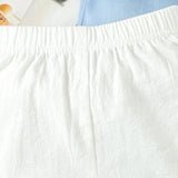 Pantalones Cortos De Mezclilla Para Bebe Nina Y Pantalones Cortos Casuales Blancos