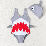 Traje De Bano Impresion De Tiburon Para Bebe Nino