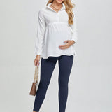 Leggings de soporte maternal para vientre ajustados