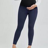 Leggings de soporte maternal para vientre ajustados