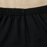 Shorts Casuales Para Ninos Pequenos Con Estampado De Corazon Simple, Adecuados Para La Primavera Y El Verano