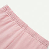 Cozy Cub Conjunto De 4 Piezas De Pantalones Cortos De Punto Suave Para Bebe Ninas En Color Solido Y Estilo Casual