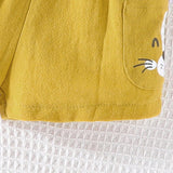 Pantalones Cortos Estampados De Animales Para Bebes Para Primavera Y Verano, Lindos, Comodos, Informales Y Divertidos
