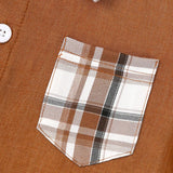 Baby Boy Checkered Short Sleeve Shirt And Shorts Set