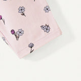 Cozy Cub Pantalones Tipo Peto Con Estampado Floral Suave Para Nina