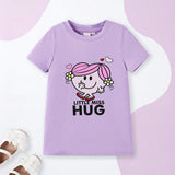 Mr Men Little Miss X  Vestido De Camiseta Para Bebe Nina Con Graficos De Letra Y Dibujo Animado