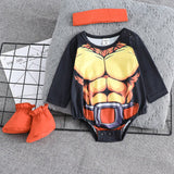 Newborn Baby Boy Superman Hero Theme Photography Costume