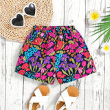 NEW  Shorts De Verano Con Cintura Elastica Y Estampado Floral Para Ninas Bebes, Perfectos Para Vacaciones