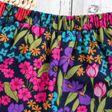 NEW  Shorts De Verano Con Cintura Elastica Y Estampado Floral Para Ninas Bebes, Perfectos Para Vacaciones