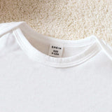 NEW Camiseta Casual De Manga Corta Con Estampado De Cerezas Para Nina De Verano