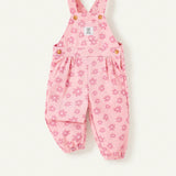 Cozy Cub Bebe Nina Mono Con Decoracion Floral Pantalones Con Punos Elasticos