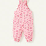 Cozy Cub Bebe Nina Mono Con Decoracion Floral Pantalones Con Punos Elasticos