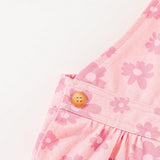 Cozy Cub Bebe Nina Mono Con Decoracion Floral Pantalones Con Punos Elasticos