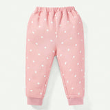 Cozy Cub Conjunto De Pantalones Con Estampado De Lunares Para Bebe Nina De 3 Piezas