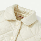 Cozy Cub Bebe nina Abrigo acolchado con boton