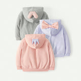 Cozy Cub Conjunto De 3 Piezas De Sudadera Con Capucha Para Bebe Nina Con Adornos En 3d