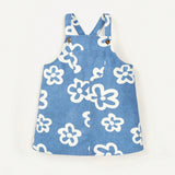 Cozy Cub Vestido Para Bebe Con Estampado Floral En Azul Y Blanco En General