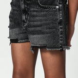 SUMWON Shorts de mezclilla para ninas preadolescentes