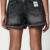 SUMWON Shorts de mezclilla para ninas preadolescentes