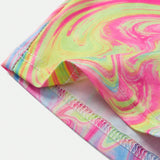 Tween Girls' Tie Dye Printed Sleeveless Romper Shorts For Summer